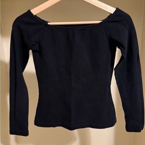 & Other Stories Black Fitted T-shirt